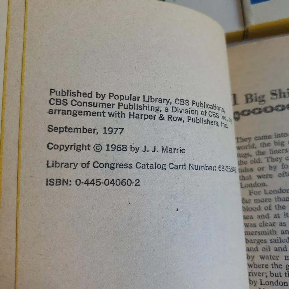 BIG‎ Lot 13 JJ MARRIC Vintage Mystery Books GEORGE GIDEON SERIES Badge Power